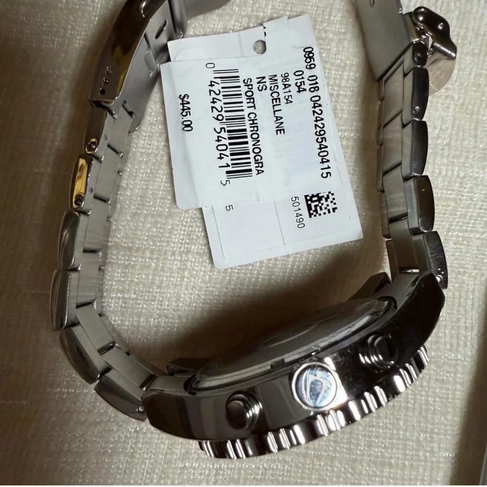 Bulova Black and Silver Sport Chronograph Watch - Picture 8 of 15